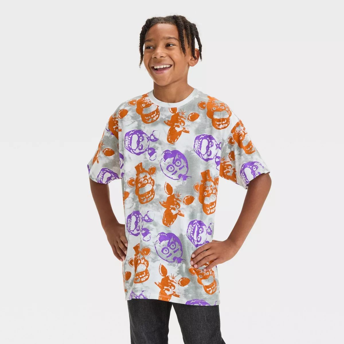 Boys' Five Nights at Freddy's Halloween Short Sleeve Graphic T-Shirt | Target