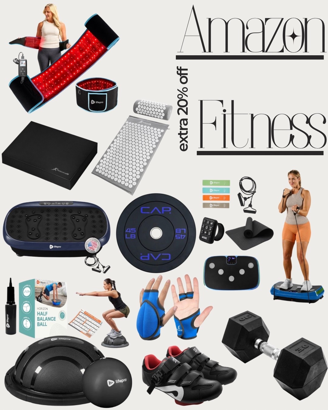 Want a sign to upgrade your fitness gear? This is it. 

Amazon just gave me a code for an extra 20% OFF select fitness brands and yes, it stacks on already discounted items 🙌🏻 

I linked my favorite vibration plate (seriously obsessed) + other top rated products you’ll love. Perfect time for that New Year refresh! ✨

Use code FRESHSTART26 now through 1/3/26

1 code per checkout

#LTKselfcare #LTKSaleAlert #LTKActive