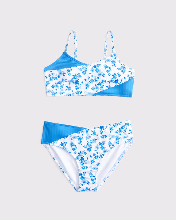 girls cross-wrap two-piece swimsuit | girls | Abercrombie.com | Abercrombie & Fitch (US)