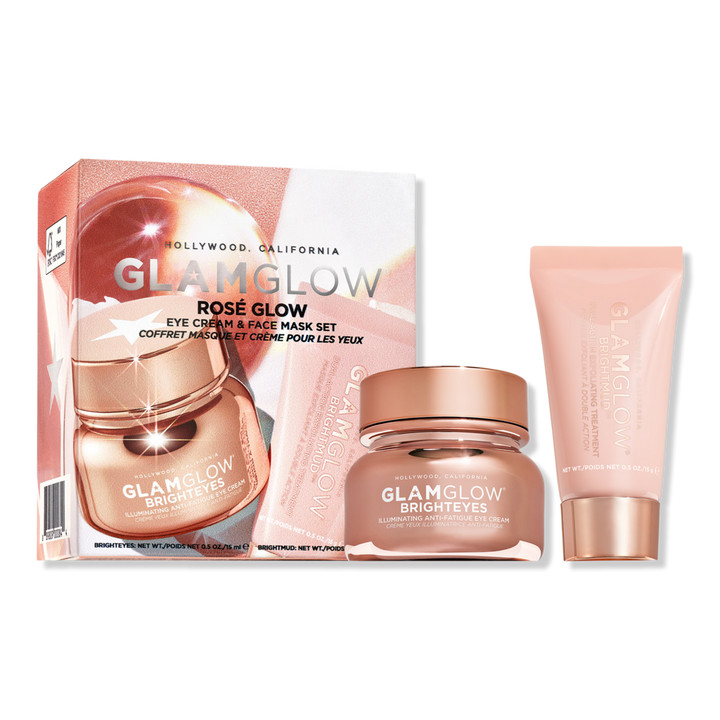 ROSÉ GLOW Eye Cream & Face Mask Set | Ulta