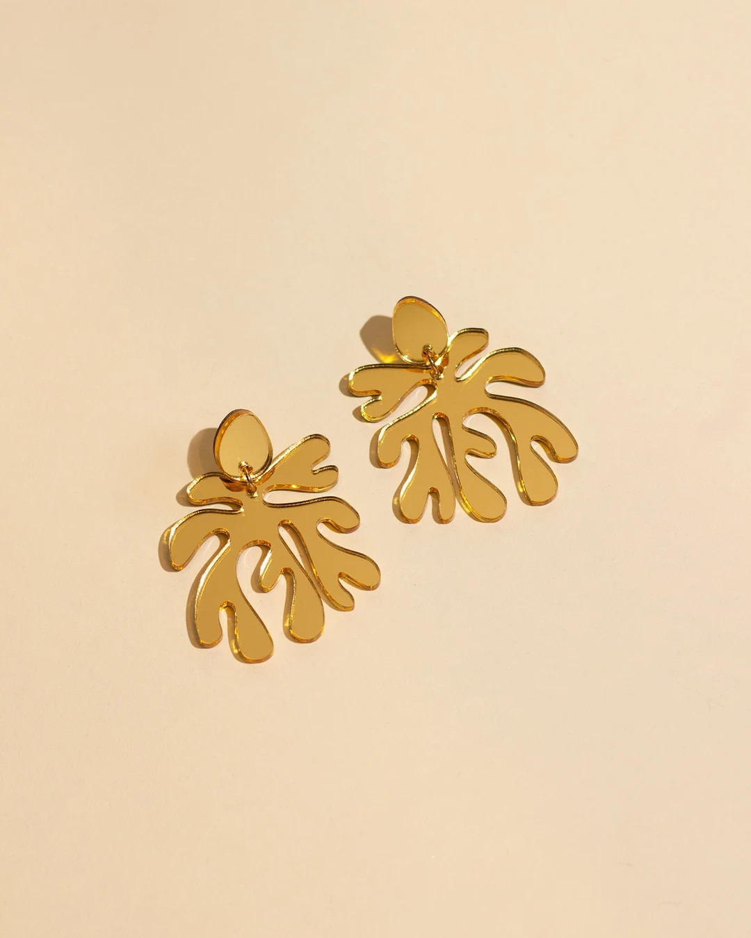 Gold Matisse-inspired Acrylic Dangle Earrings – Abstract Statement Jewelry - Etsy | Etsy (US)