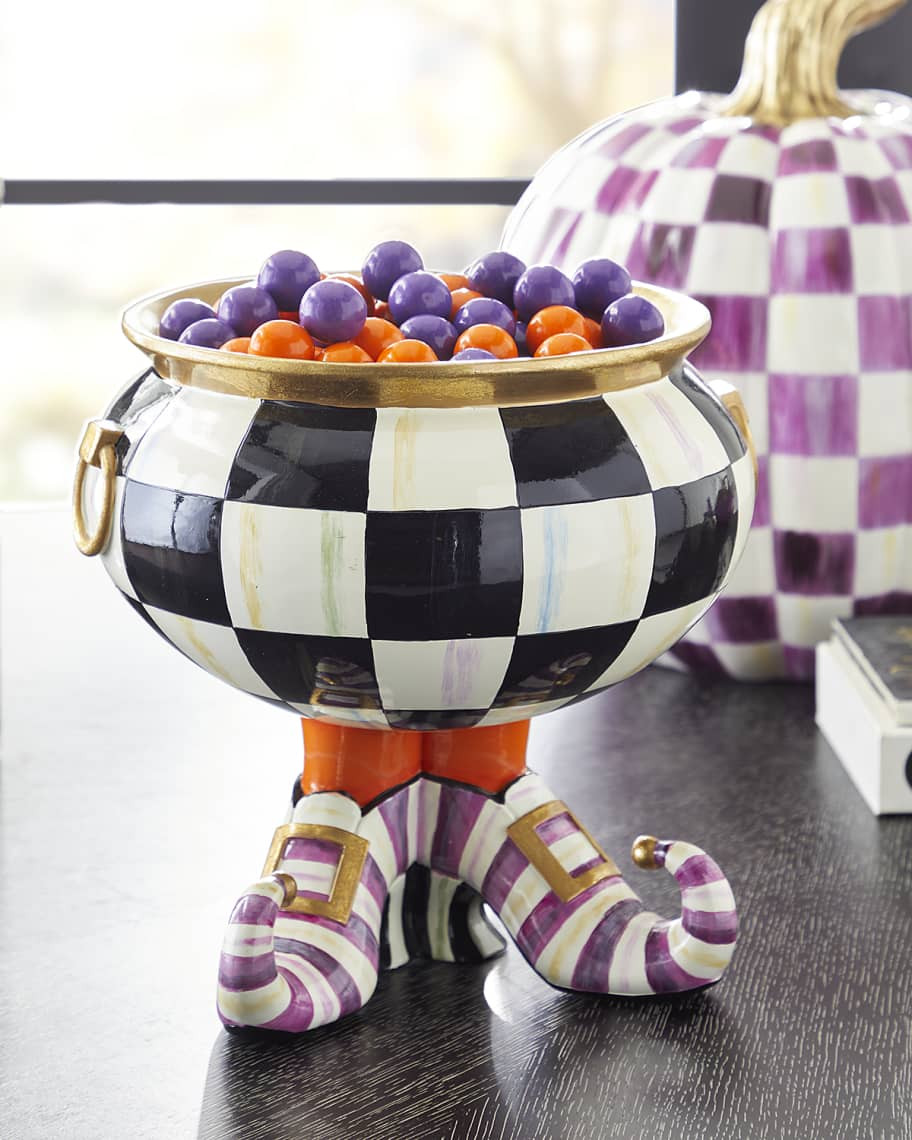 MacKenzie-Childs Witches Boot Cauldron | Neiman Marcus