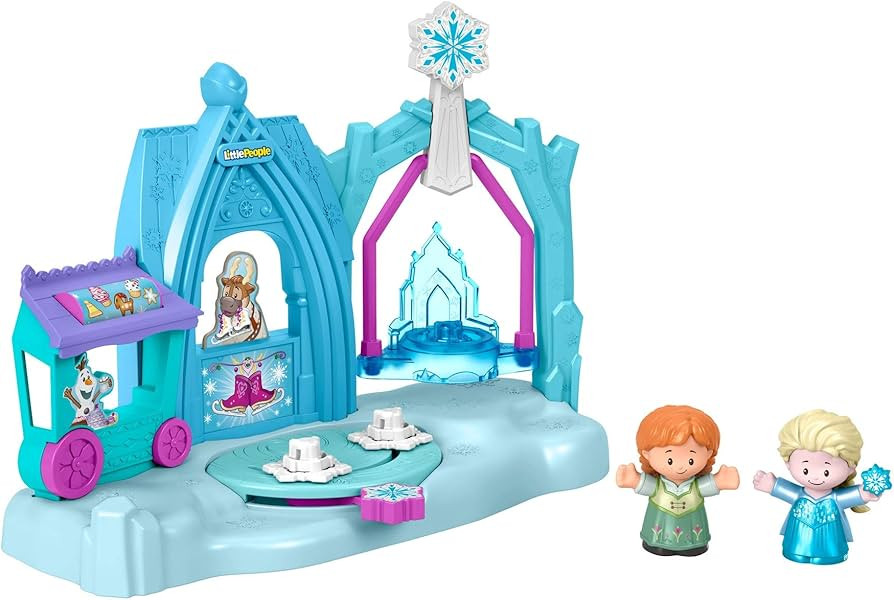 Fisher-Price Little People Toddler Toy Disney Frozen Arendelle Winter Wonderland Playset with Ann... | Amazon (US)