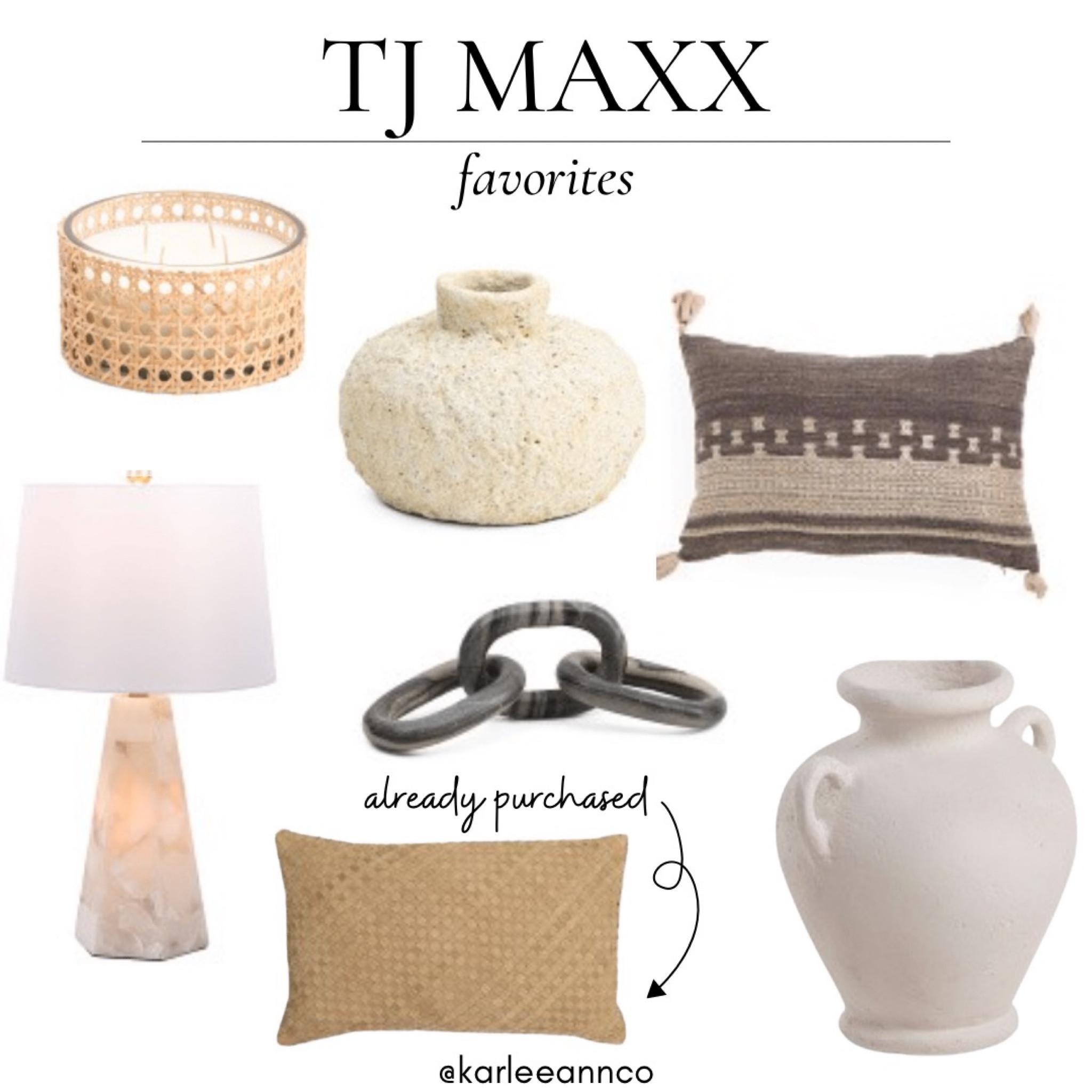 TJ Maxx home decor favorites! 

Fall decor, Halloween, candle, vase, throw pillow, decor, chain links, lamp, table lamp, lumbar pillow

#LTKhome #LTKsalealert #LTKunder100