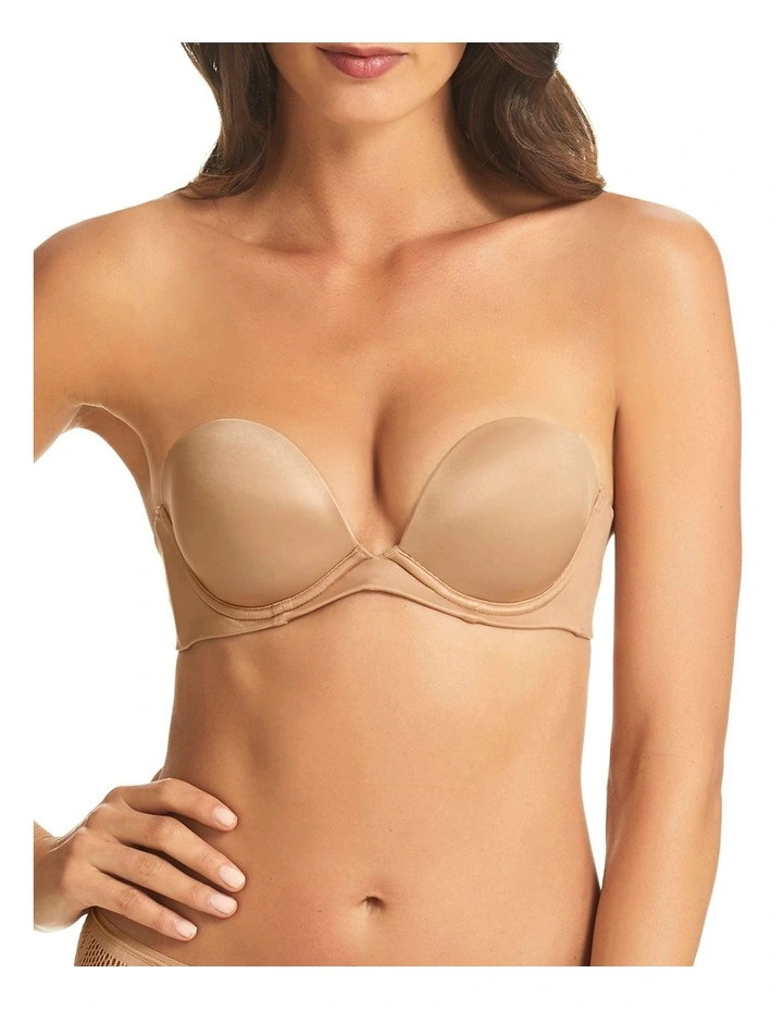 Refined 6 Way Low Cut Convertible Strapless Bra in Nude | Myer