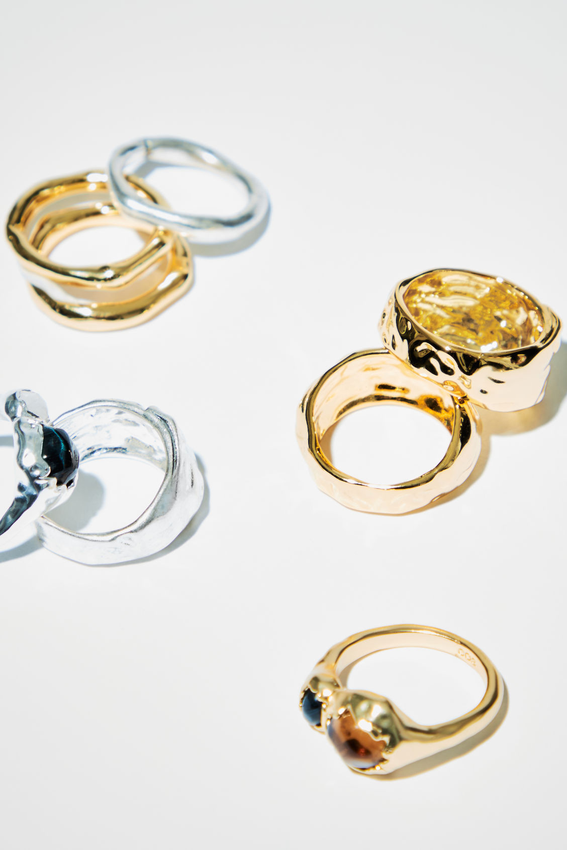 HAMMERED RING SET | COS (US)