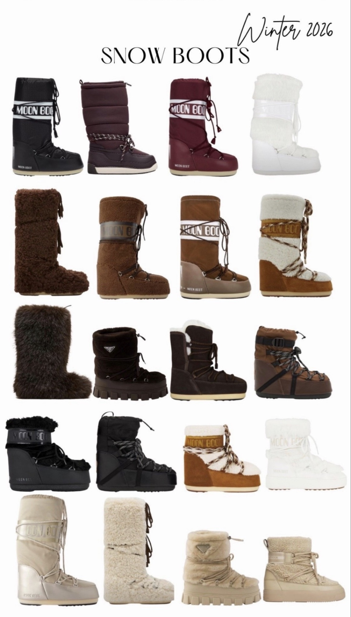 Shop snow boots for winter or a ski vacay this year 
#snowboots #skiboots #boots #winter #warm #moonboots #ski #snow #fur #waterproof 

#LTKCyberWeek 

#LTKHoliday #LTKTravel #LTKSeasonal #LTKFindsUnder100 #LTKSaleAlert
