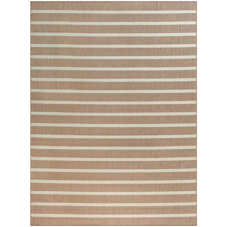 Nourison Positano Indoor/Outdoor Jute Ivory 8' x 10' Area Rug (8x10) | Walmart (US)