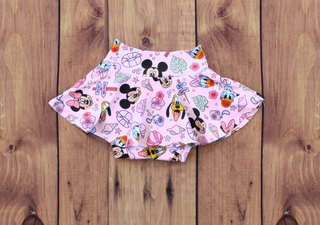 bummie skirt, Baby Girl Bummies, Print Bummies, Disney Bloomers, Baby Bummies, Print Diaper Cover... | Etsy (US)
