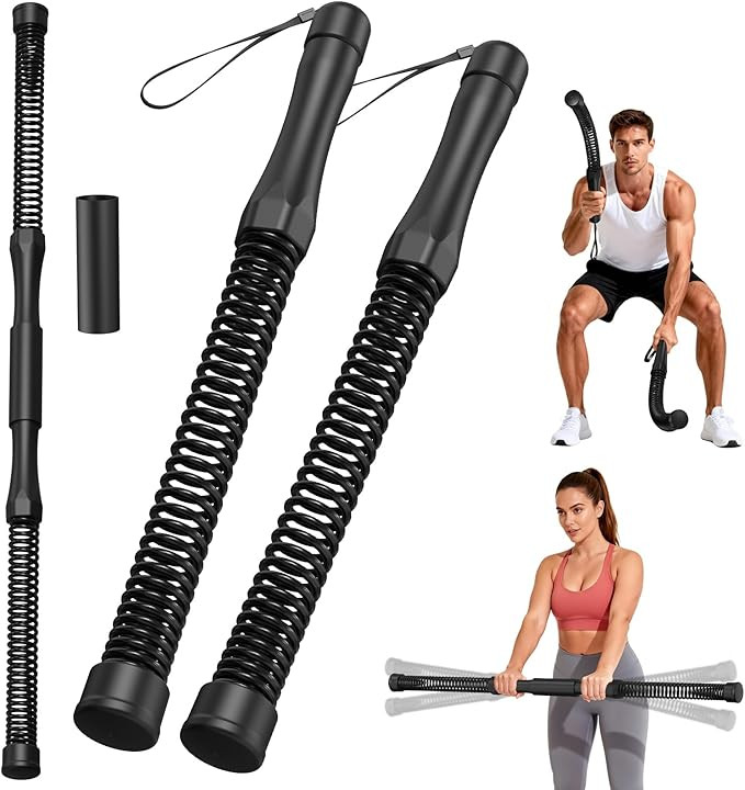 DERACY 2-in-1 Cordless Battle Ropes, Ropeless Battle Ropes for Home Gym, Portable Battle Rope, Ho... | Amazon (US)
