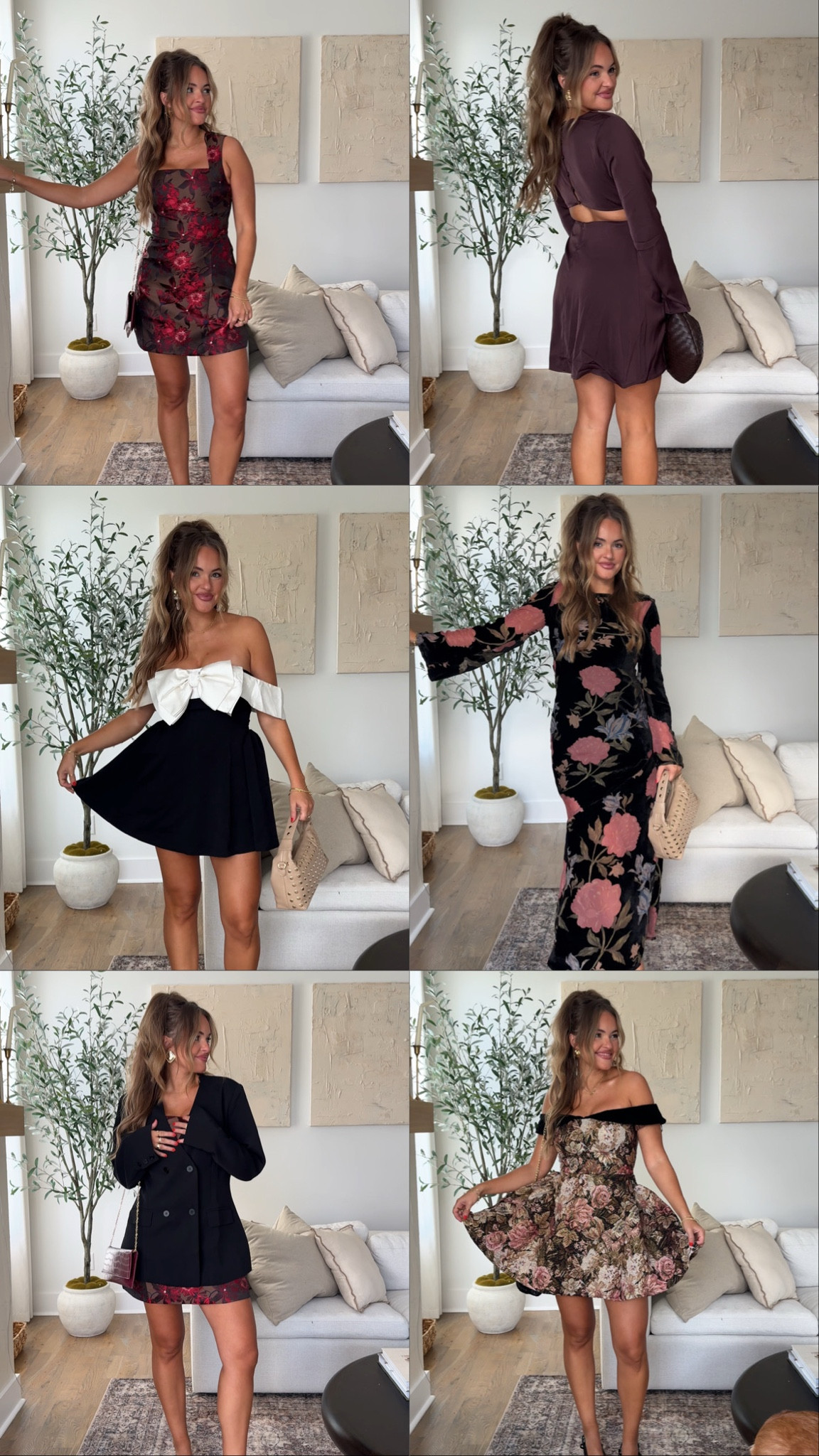 Fall wedding guest dresses! I’m wearing size S in all of them! Code MADDIESAVE30 for 30% off at vici until 10/7 & code MADDIESAVE25 for 25% off after that! 

Size down if you’re between sizes in the bilini heels - they run a little big! Size XL in the black blazer for an oversized look!

#LTKSeasonal #LTKFindsUnder50 #LTKWedding