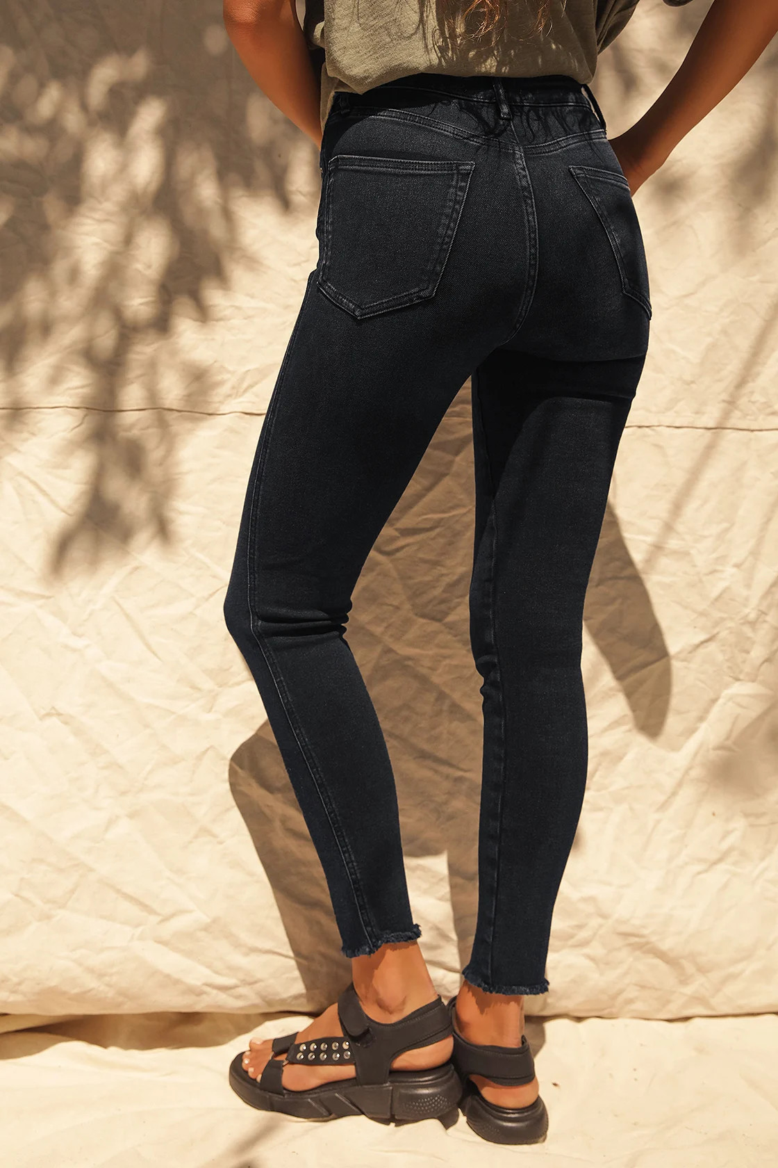 Raw Faded Black High-Rise Jegging | Lulus (US)