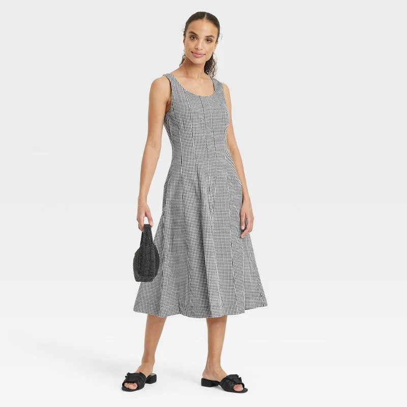Women's Corset Midi A-Line Dress - A New Day™ | Target