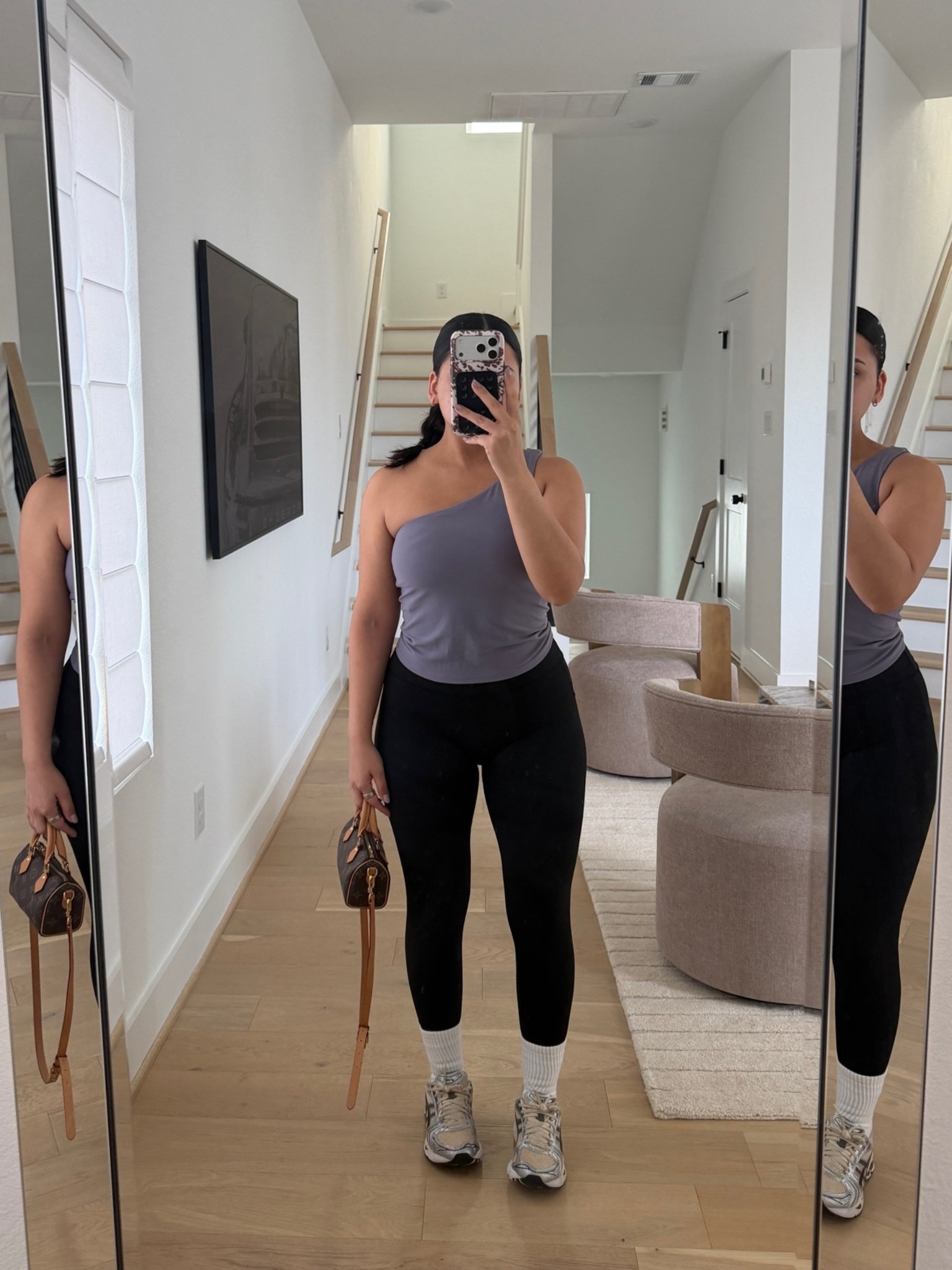 Leggings: small
Top: small
White socks 
Sneakers: 6.5 women 
Nano speedy

#LTKgrwm #LTKootd #LTKActive
