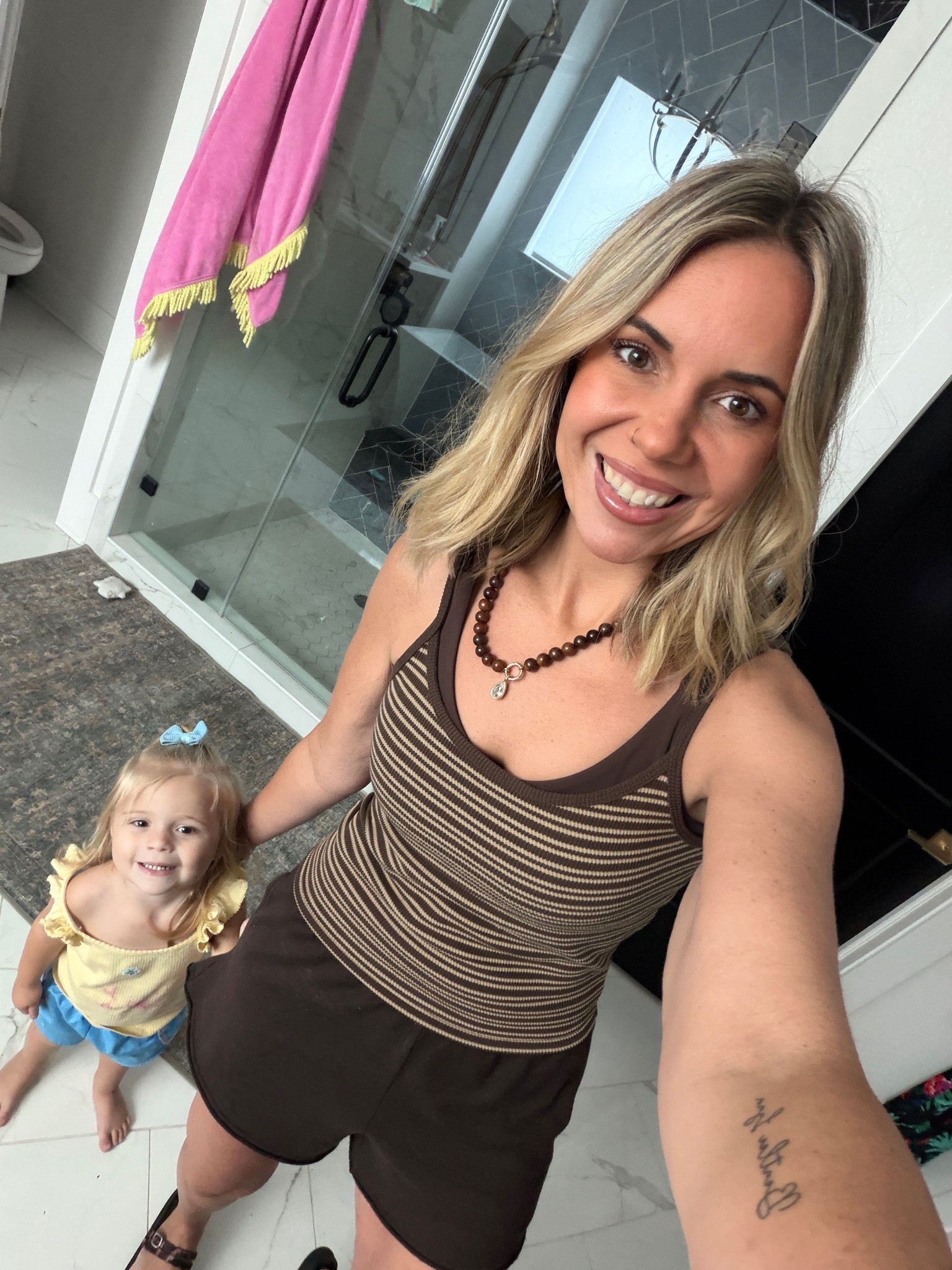 Sized up in the $6 tank!

#LTKootd #LTKmomlife #LTKdayinmylife