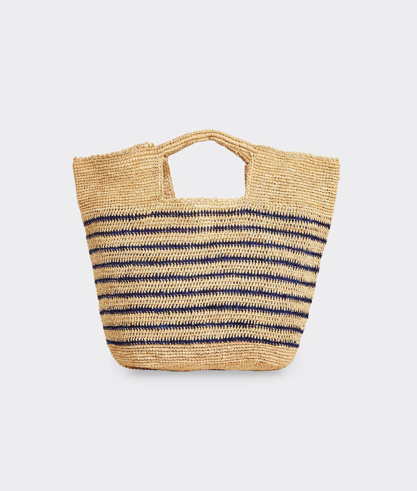 Striped Straw Market Tote | vineyard vines