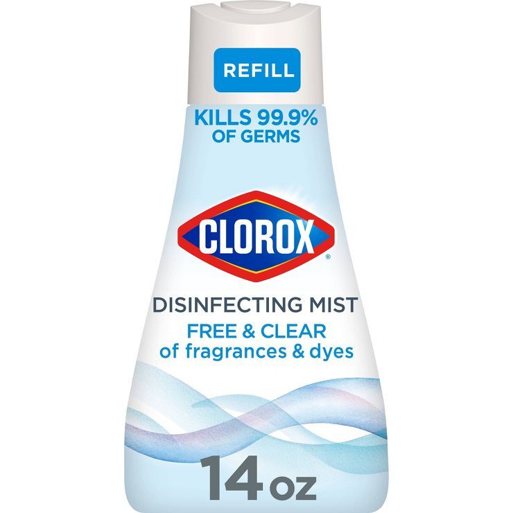Clorox Disinfecting Mist Refill - Free & Clear - 14oz | Target