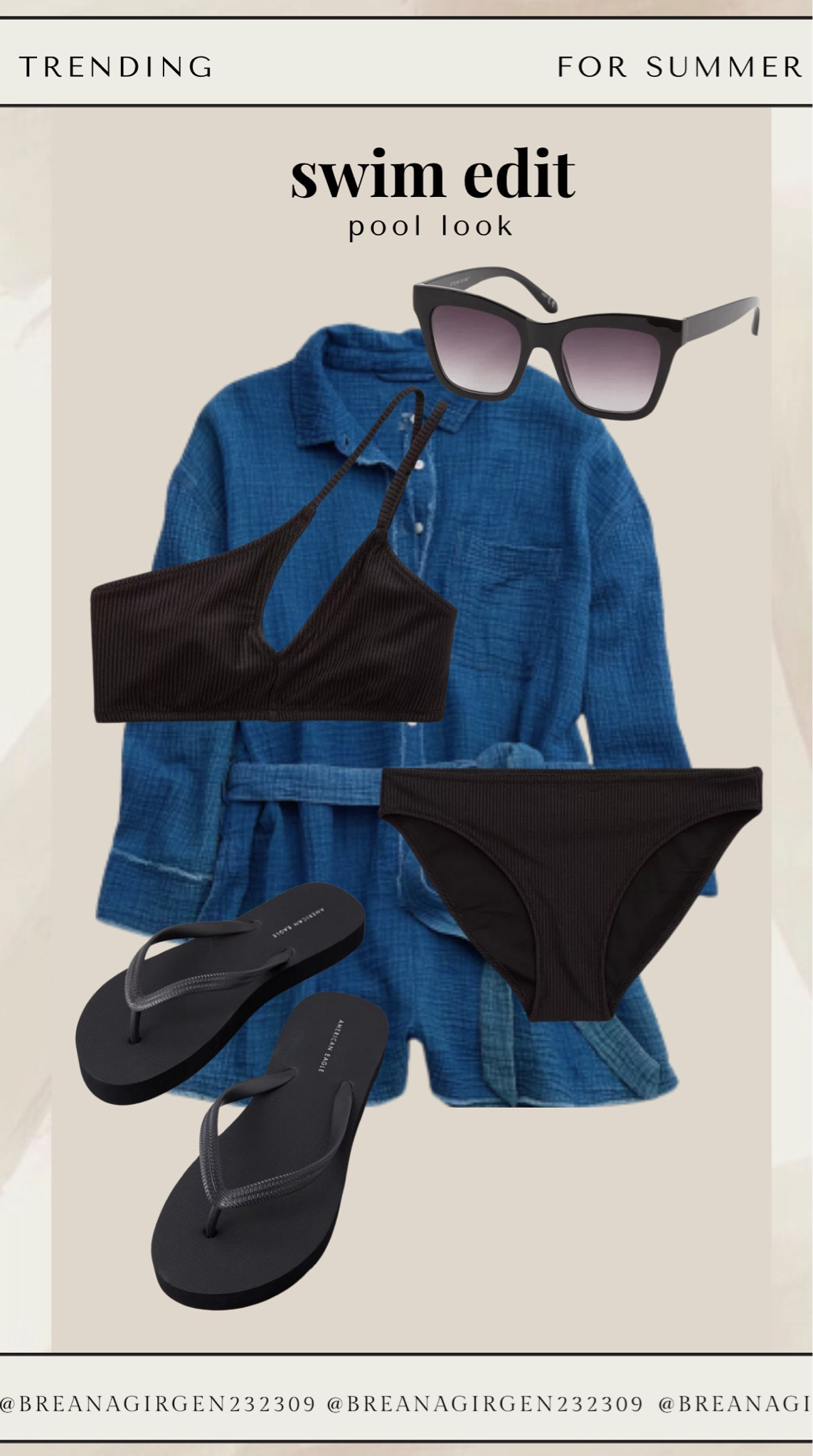 Summer look for the pool!




Bikini, swimsuit cover up, romper, sandals, sunglasses, aerie outfits, summer outfits

#LTKFindsUnder100 #LTKSwim #LTKStyleTip