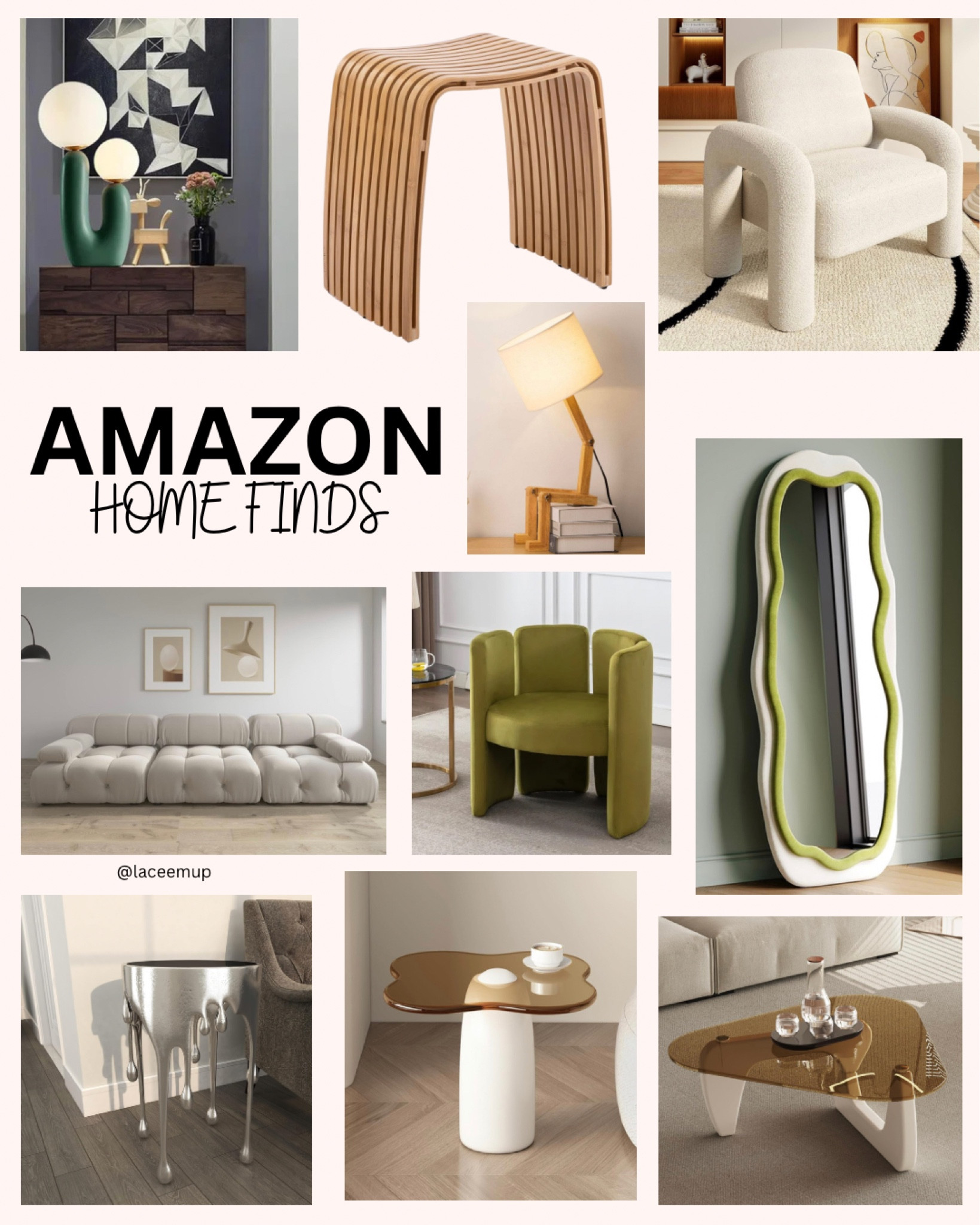 Unique amazon home finds - irregular mirror, funky lamp, coffee table, side table, couch, foot rest, ottoman #amazonhome #amazonhomefinds #uniquehomedecor #homedecor #amazoncouch #amazonmirror #amazonlamp #amazoncouch

#LTKsalealert #LTKhome #LTKMostLoved