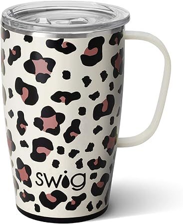 Swig Life 18oz Triple Insulated Travel Mug with Handle and Lid, Dishwasher Safe, Double Wall, and... | Amazon (US)