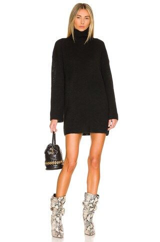 L'Academie Sable Sweater Dress in Black from Revolve.com | Revolve Clothing (Global)