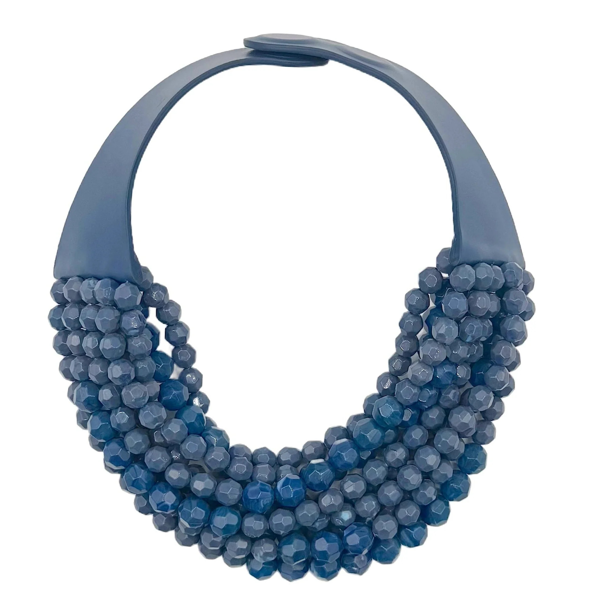 Bella Grace Marble Denim Necklace | Fairchild Baldwin