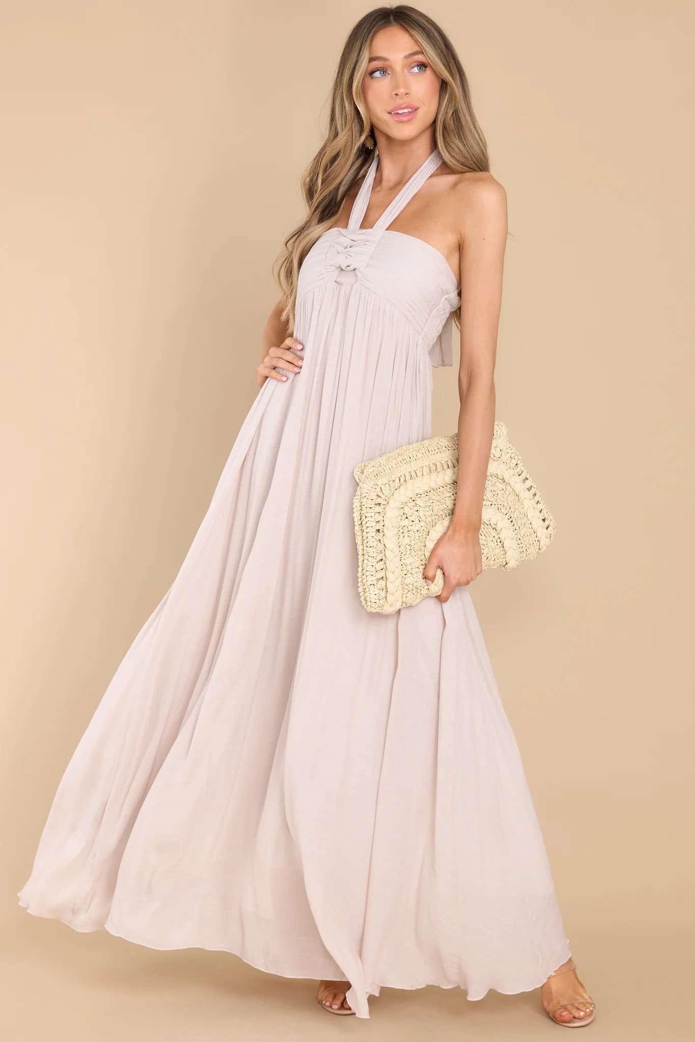 Dream Of You Beige Maxi Dress | Red Dress 