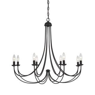 Quoizel Mirren 8-Light Imperial Bronze Candle-Style Chandelier MRN5008IB - The Home Depot | The Home Depot
