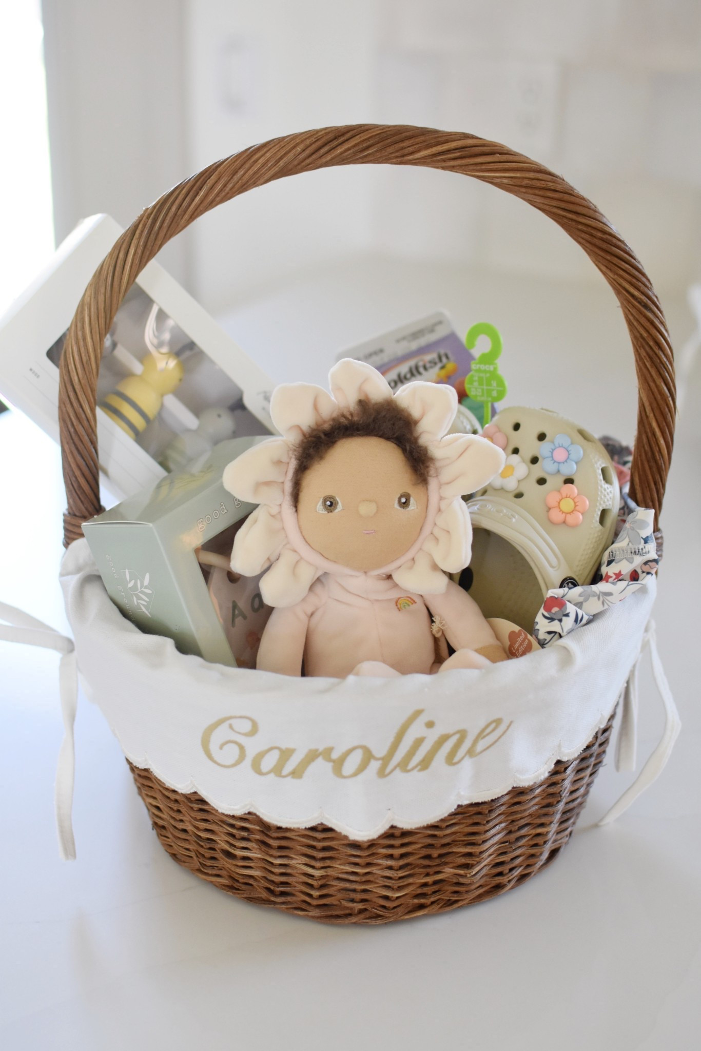 I can’t believe it’s already Caroline’s second Easter! Last year she was just a newborn, but this year she’ll be able to participate in all of the fun activities. 🐣 

The Ditzy Dinkum doll is from OlliElla  

#LTKKids #LTKBaby #LTKSeasonal