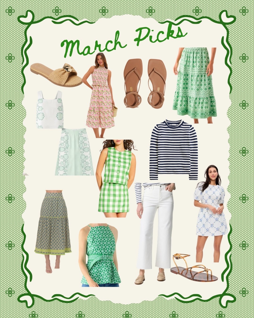 (Most) all things GREEN for one of my favorite months 💚💚💚

#LTKSpringSale #LTKootd #LTKSaleAlert