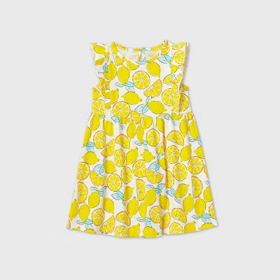 Toddler Girls' Tank Top 'Lemon' Dress - Just One You® made by carter's Yellow | Target