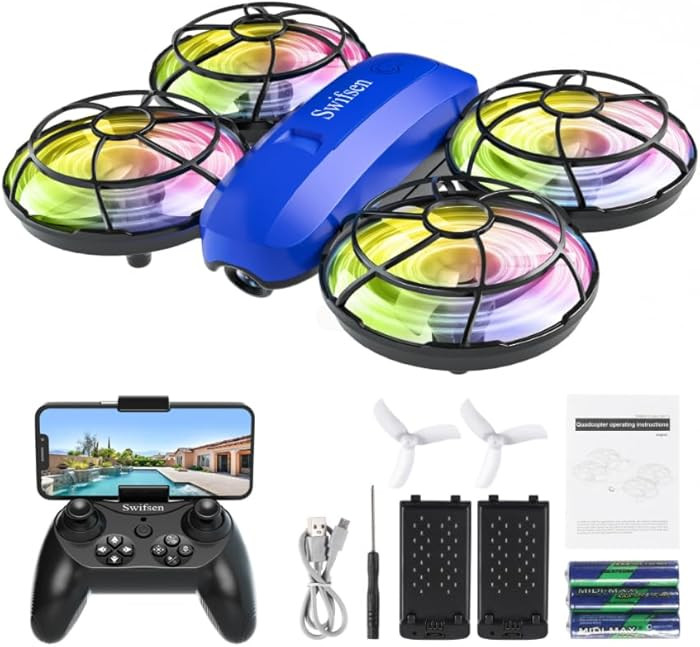 Drones for Kids with Camera,Rc Drone Indoor Small Helicopter,Birthday Gifts for Boys and Girls Be... | Amazon (US)