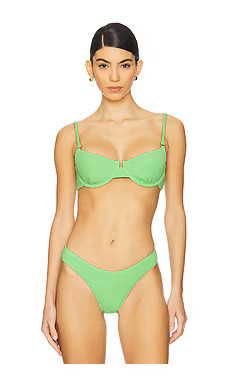 Seafolly Underwire Bra in Summer Green from Revolve.com | Revolve Clothing (Global)