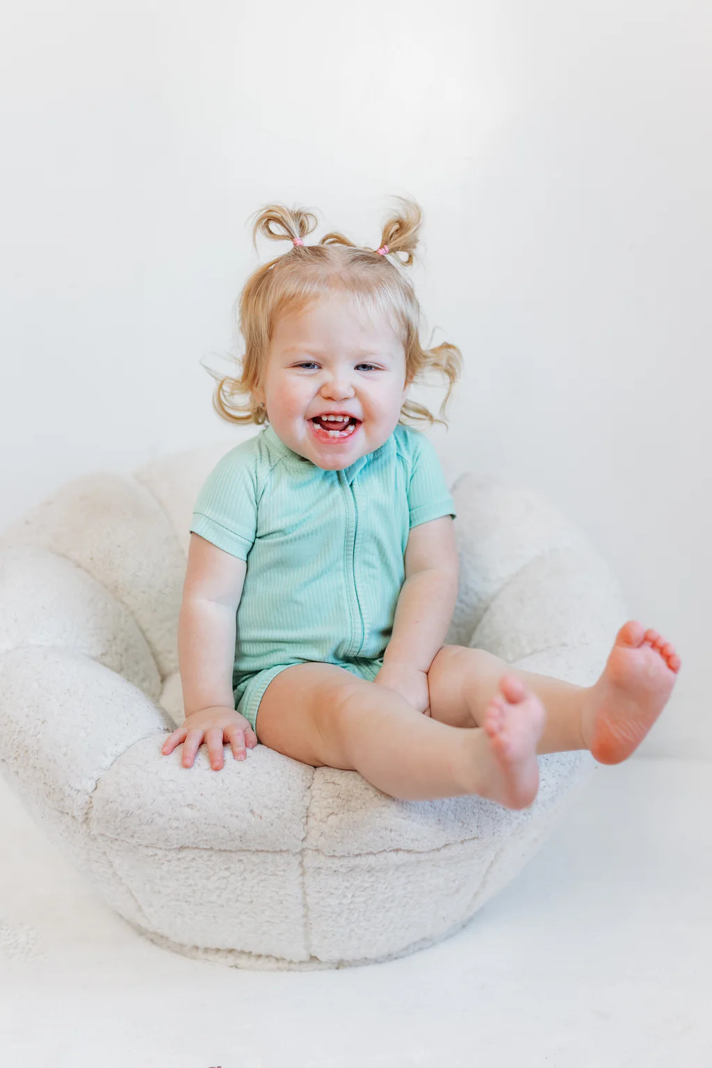 MINT RIB DREAM SHORTIE | Dream Big Little Co.