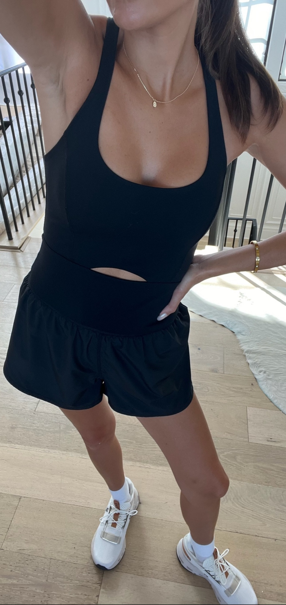 Loving this black free people onsie- it’s under $100 and comes in tons of colors 🖤

Workout outfit, gym outfit, free people, oncloud sneakers, athleisure outfit, school drop off outfit, white socks, crew socks, running shoes, gym shoes, Christine Andrew 

#LTKFindsUnder100 #LTKFitness #LTKActive