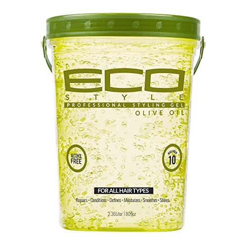 Eco Style Gel Olive Oil Styling Gel - Adds Shine and Tames Split Ends - Delivers Moisture to the Scalp - Nourishes And Repairs - Provides Weightless and Superior Hold - Ideal for all Hair - 80 oz | Amazon (US)