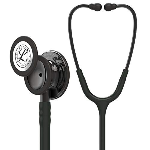 3M Littmann Classic III Monitoring Stethoscope, 5811, More Than 2X as Loud, Weighs Less, Stainless Steel Smoke-Finish Chestpiece, 27" Black Tube, Smoke Stem, and Headset | Amazon (US)