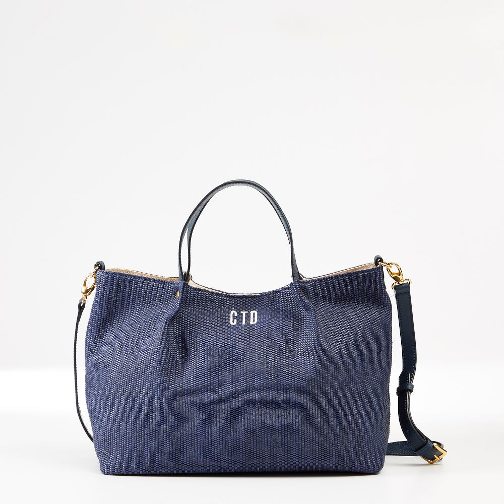 Gemma Italian Raffia Tote | Mark and Graham