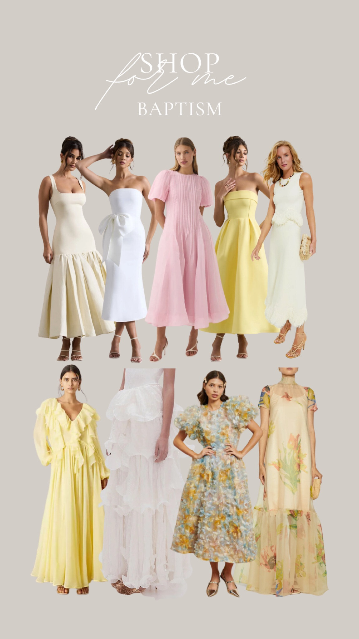 Baptism outfit for the baby mom 💛 #baptism 

#LTKSeasonal #LTKFamily #LTKSaleAlert