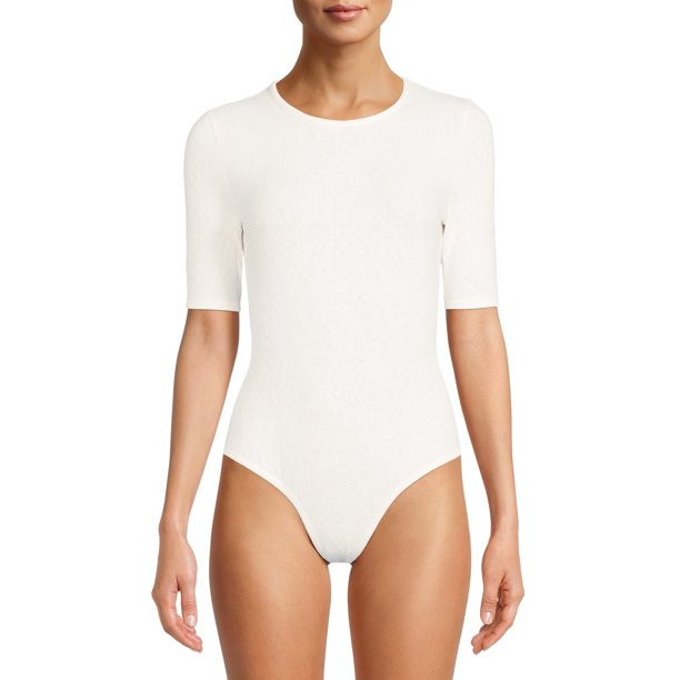 Time and Tru - Time and Tru Women's Crewneck Bodysuit - Walmart.com | Walmart (US)