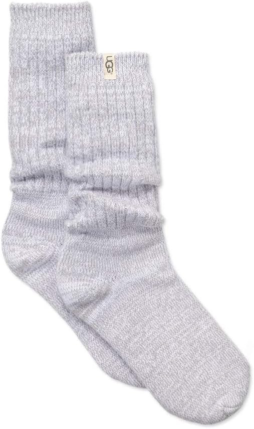 UGG Women's Rib Knit Slouchy Crew Sock | Amazon (US)