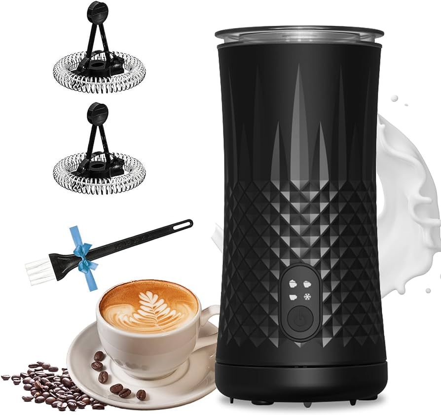 VRORFUN Electric Milk Frother and Steamer, 4-in-1 Automatic Milk Frother and Warmer Heater, Hot a... | Amazon (US)