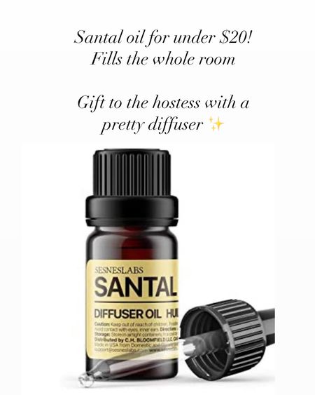Hostess gift 
Santal 
Essential oils
Diffuser 
Gifts for the home 


#LTKGiftGuide #LTKhome #LTKunder50