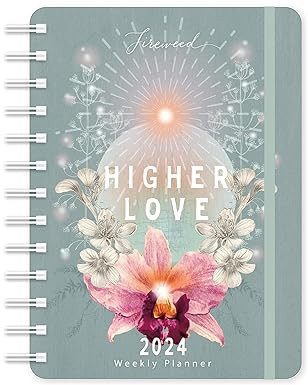 FIREWEED 2024 Weekly Planner: Higher Love | Travel-Size 12-Month Calendar | Compact 5" x 7" | Fle... | Amazon (US)