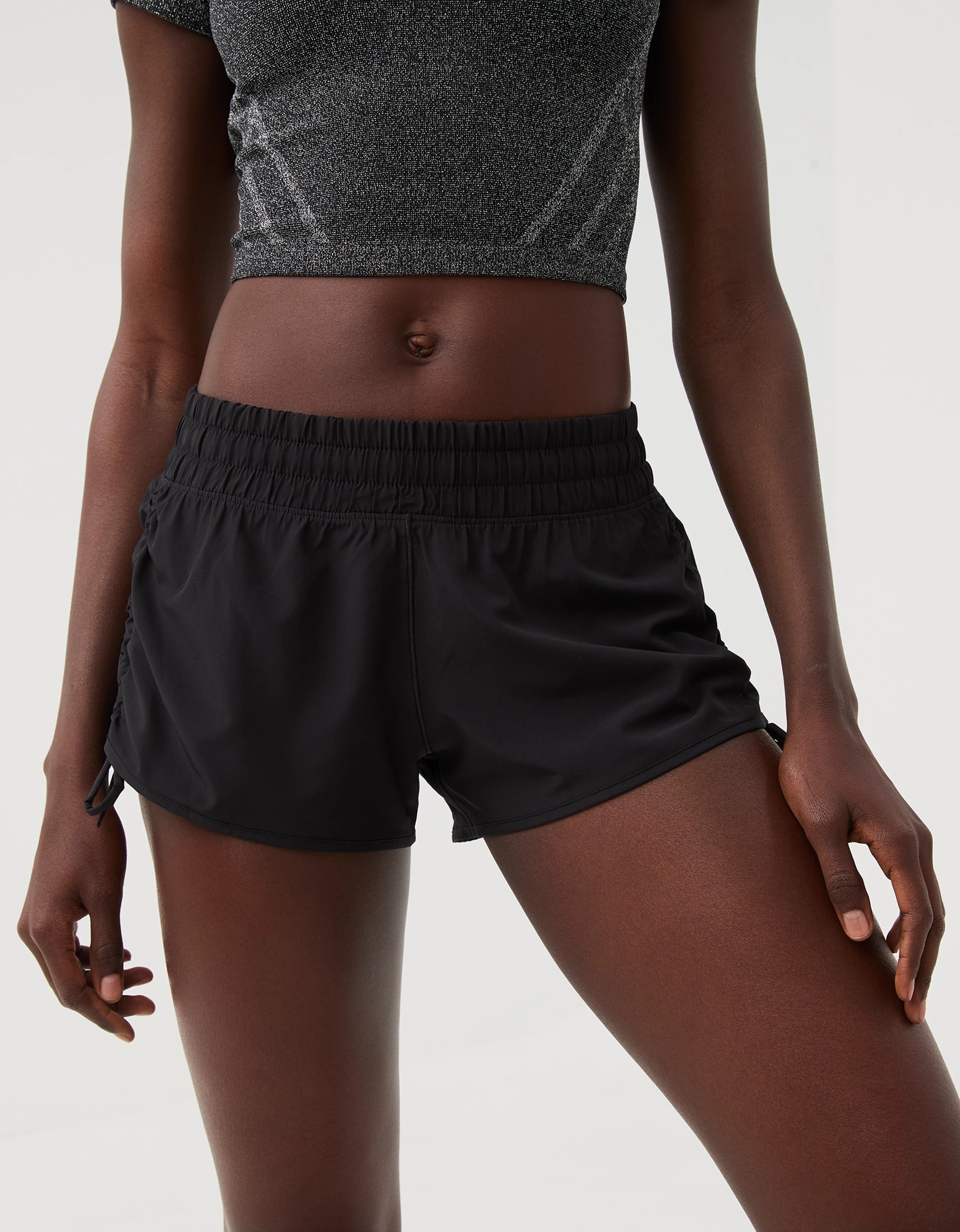 OFFLINE By Aerie Low Rise Ruched Hot Stuff Short | Aerie