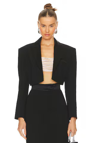 SAU LEE Indya Blazer in Black from Revolve.com | Revolve Clothing (Global)