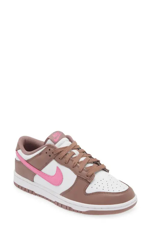 Nike Dunk Low Sneaker in Smokey/Pink/White at Nordstrom, Size 9 | Nordstrom