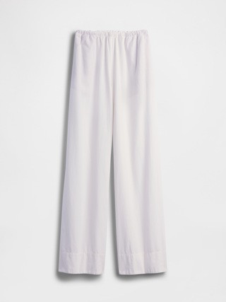 Linen-Blend Easy Wide-Leg Pants | Gap (US)