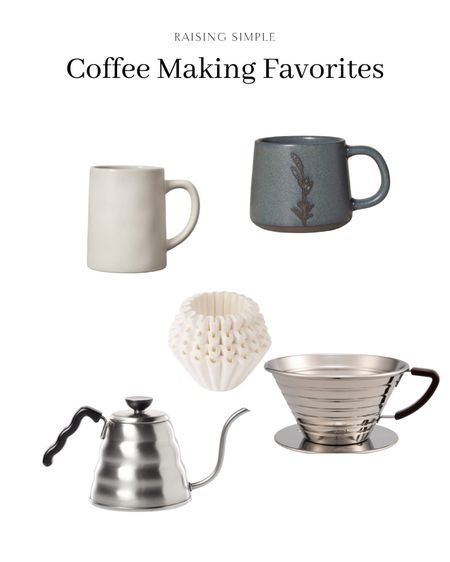 Pour over coffee maker with organic textured mugs. Here are all the items I use to make a great cup of coffee simply.



#LTKfindsunder50 #LTKhome #LTKGiftGuide