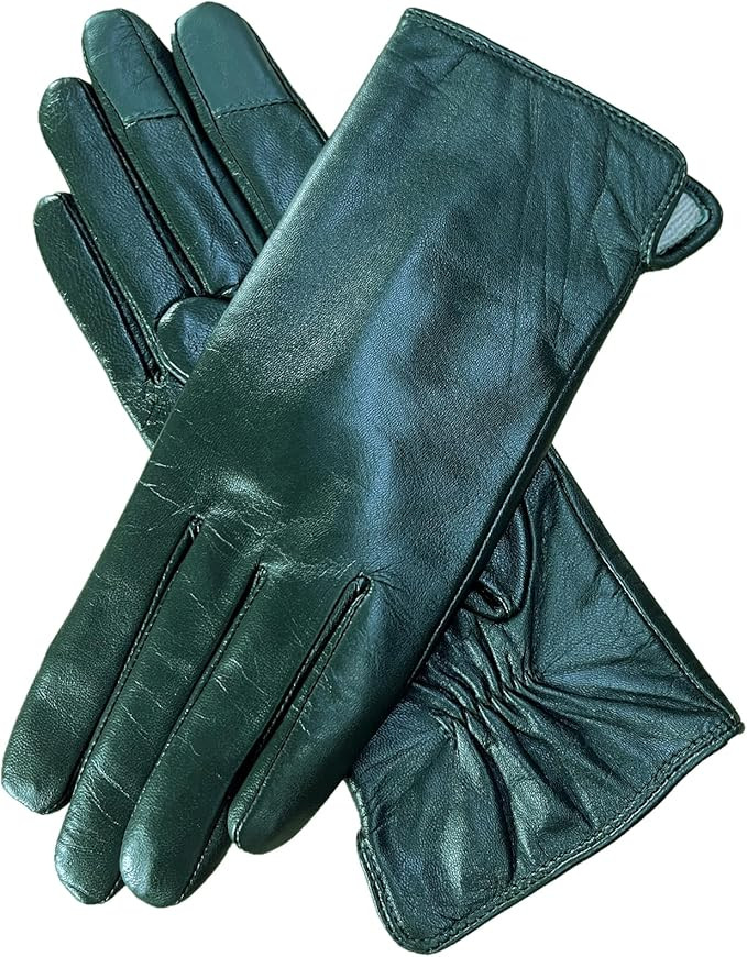 Winter Gloves for Women Genuine Leather Warm Cashmere & Wool Blend Lining Touchscreen Windproof D... | Amazon (US)